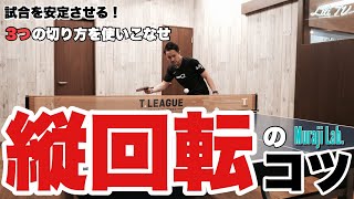 3つの切り方で縦回転を極める！試合で抜群の安定感を出す下回転サーブ【卓球動画Lili TV】