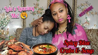 Spicy Blue Crabs Mukbang + Nong Shim Hot & Spicy Ramen Mukbang