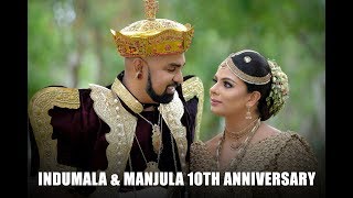 Indumala rajapaksha & Manjula harasgama 10th wedding Anniversary