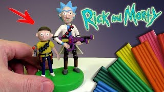 ЛЕПИМ РИКА И МОРТИ ИЗ ПЛАСТИЛИНА | RICK and MORTY