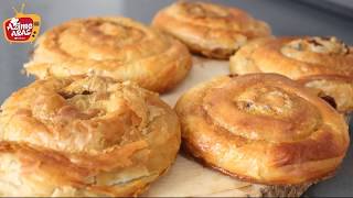 Oklava kullanmadan Kolay El Açası Börek/El açması kıymalı börek/Azime Aras