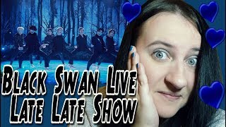 BTS Black Swan Live James Corden REACTION + Interview
