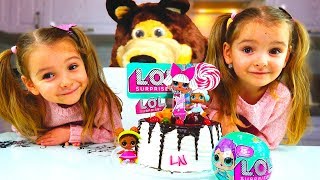ДЕНЬ РОЖДЕНИЯ НАСТИ и ПОДАРОК С СЮРПРИЗОМ ЛОЛ  Видео про Nastya от Magic Twins