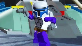 LEGO Star Wars The Complete Saga Walkthrough Part 8 - Jango Fett Chase!