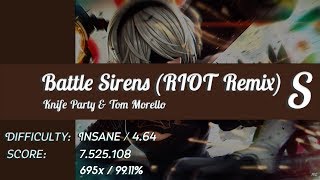 osu! - Battle Sirens (RIOT Remix) [Insane] - Knife Party & Tom Morello
