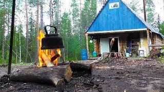 ЖИЗНЬ В ТАЙГЕ 2 \ ЧАСТЬ ВТОРАЯ \ РЫБАЛКА НА ХАРИУСА 2018 \ ОХОТНИЧЬЕ ЗИМОВЬЕ