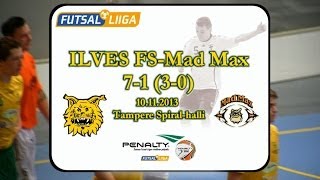 Ilves FS-Mad Max 7-1 (3-0) Futsal-Liiga 10.11.2013 maalikooste