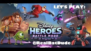 LIVE STREAM - Real BatDude Channel - Let's Play: Mobile App: DISNEY HEROES - BATTLE MODE