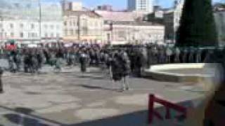 Разгон демонстрации во Владивостоке 21.12.2008 Омон