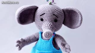 Амигуруми: схема Слонёнок Тома. Игрушки вязаные крючком - Free crochet patterns.