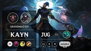 Kayn Jungle vs Hecarim - KR Grandmaster Patch 9.21