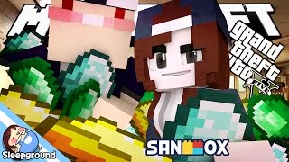 수십억원 어치 보물 훔치기 작전!! [마인크래프트 GTA: 보석상 털기] - Minecraft GTA - [잠뜰]