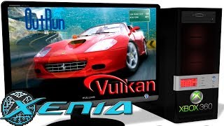 XENIA Xbox (XBLA) 360 Emulator - OutRun Online Arcade (2009). Ingame. Vulkan #4