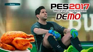 PES 2017 GOLAÇO DO MESSI OU FRANGAÇO DO GOLEIRO???!!