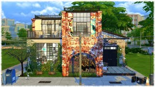 The Sims 4: Speed Build // URBAN CITY HOUSE