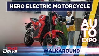 Hero Electric motorcycle AE-47 | Range, Specs and Walkaround | Auto Expo 2020 | Times Drive
