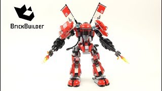 Lego Ninjago 70615 Fire Mech - Lego Speed build