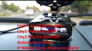 Karadar strelka and laser gps car radar detector 900str