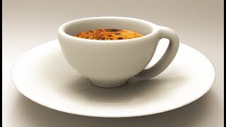coffee cup modeling  in Maya using  Texturing and  rendering in  Keyshot (Maya Tutorial)