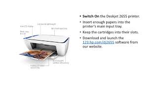 HP Deskjet 2655 Setup & Installation Guidance | 123.hp.com/dj2655