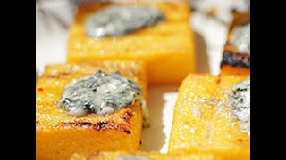 Cubetti di polenta con gorgonzola - videoricetta di antipasti veloci