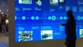 Еще интерактивный экран на Ventuz Technology.