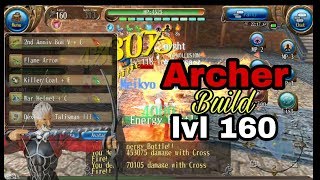 Toram Online - Archer Build lvl 160 [low budget equip version]