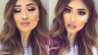 VALENTINE'S DAY MAKEUP LOOK + FAUX FRECKLES | ViiRDii