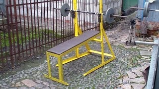 Как сделать скамью для жима лежа