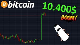 BITCOIN 10.400$ PUMP ÉNORME  !? btc analyse technique crypto monnaie