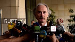 Syria: UN envoy hopeful about resumption of talks on constitution after Damascus visit