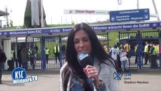 Stadionreporterin Anja Polzer blickt hinter die Kulissen des Wildparks