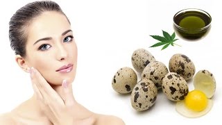 Маска для лица из перепелиных яиц и конопляным маслом. Оживляющая и питательная маска для лица
