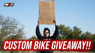 Patron Custom Dirt Bike Giveaway Announcement !!!! YZ 125
