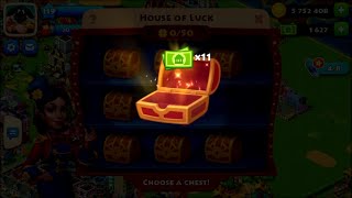 TOWNSHIP : LEVEL 119 OPENING 30 LUCKY CHESTS