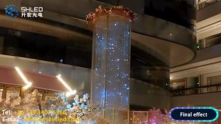 3d curtain string rgb dmx led pixel ball 30000PCS in Shenzhen