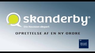 Oprettelse af ny ordre i Microsoft Dynamics NAV