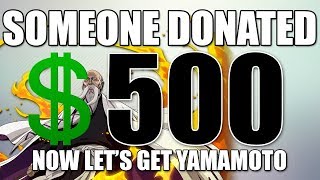 $500 Donation Towards YAMAMOTO! #FAINTSMILE [Bleach Brave Souls]