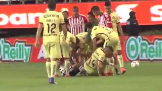 Chivas vs América 1 2 Jornada 10 Liga mx Clausura 2016