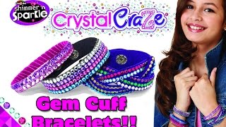 CRAZART CRYSTAL CRAZE GEM CUFF BRACELET unboxing and how-to by DTSE Ditzy
