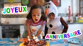 JOYEUX ANNIVERSAIRE AMANTINE ! Goûter et gâteau d'anniversaire pour ses 4 ans - Fête en Famille