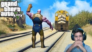 THANOS VS TRAIN - WHO WILL WIN? GTA 5(2019).