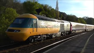 *NEW* Intercity 125 Livery 43002 at Bath Spa! Original HST livery