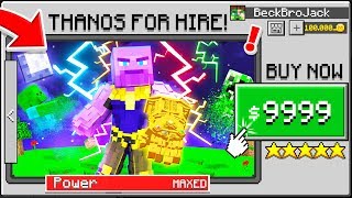 I *HIRED* THANOS TO BEAT MINECRAFT!