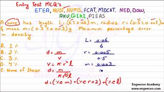Physics DEMO 5 MCQ's Explanations {Part 2} (Error, Accuracy, Uncertainty)