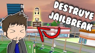 MOMO DESTRUYE JAILBREAK | Roblox Jailbreak Momo en español
