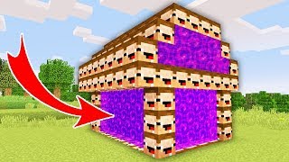 ДОМ ИЗ ПОРТАЛОВ В МИР НУБА В МАЙНКРАФТ ! НУБ ПРОТИВ ТРОЛЛИНГ ПОСТРОЙКА В MINECRAFT
