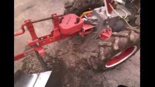 Мотоблок Мотор Сич с плугом видео