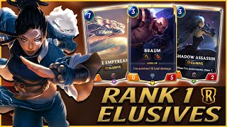 How To Play The RANK 1 ELUSIVE DECK  - Best Decks Legends of Runeterra