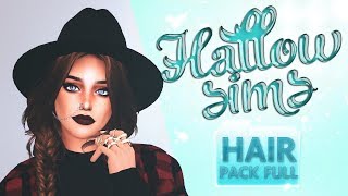 ?ВСЕ ПРИЧЕСКИ ОТ HALLOWSIMS THE SIMS 4 | СКАЧАТЬ МОЯ ПАПКА МОДС?